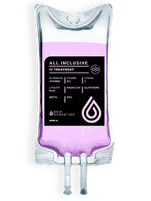 infusion bag named all inclusive iv linking toward the service page