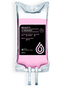 infusion bag named Beauty iv linking toward the service page